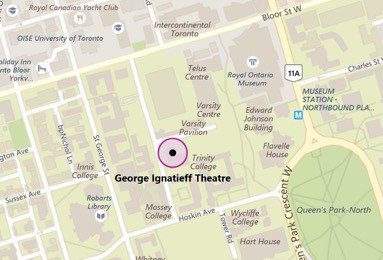 George Ignatieff Theatre Map