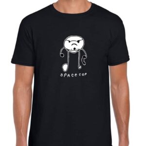Black Space Cop Unisex T-shirt
