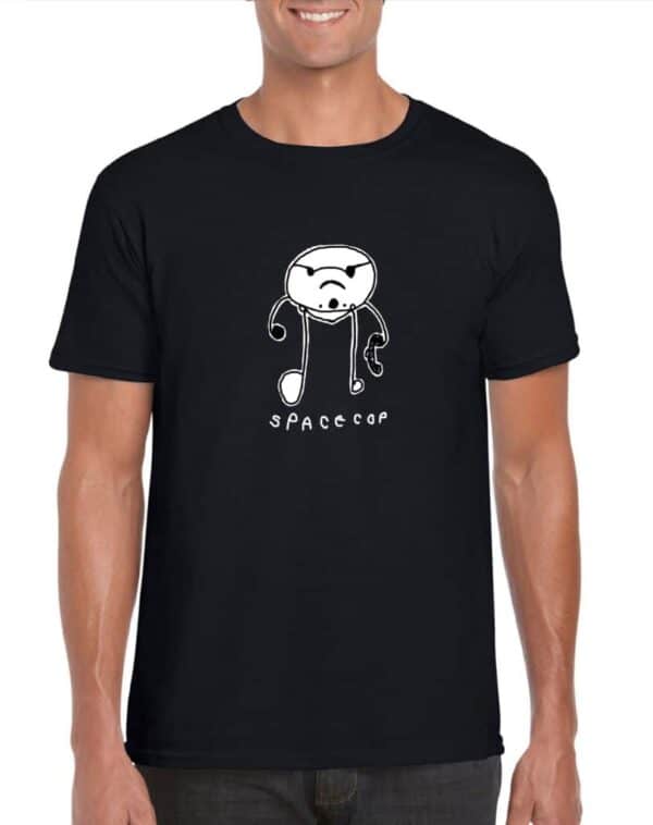 Black Space Cop Unisex T-shirt