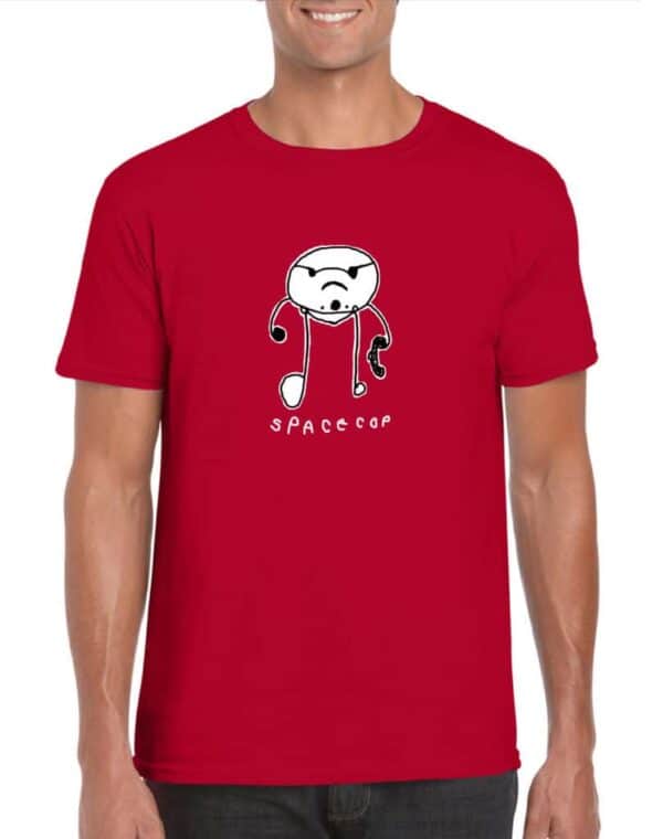 Red Space Cop Unisex T-shirt